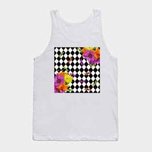 HARLEQUIN DAISY DRAGONFLIES DREAMS Tank Top